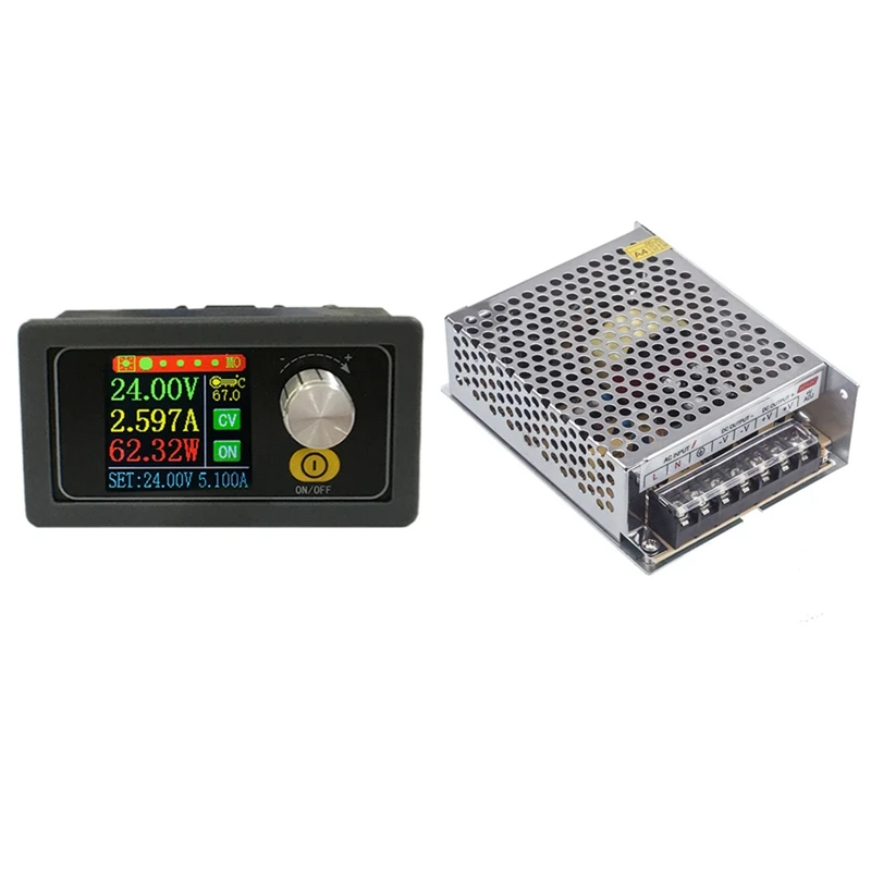 

5A 120W Voltage Converter Switch Power Supply With XYS3580 DC DC Buck Boost Converter CC CV 0.6-36V 5A Power Module