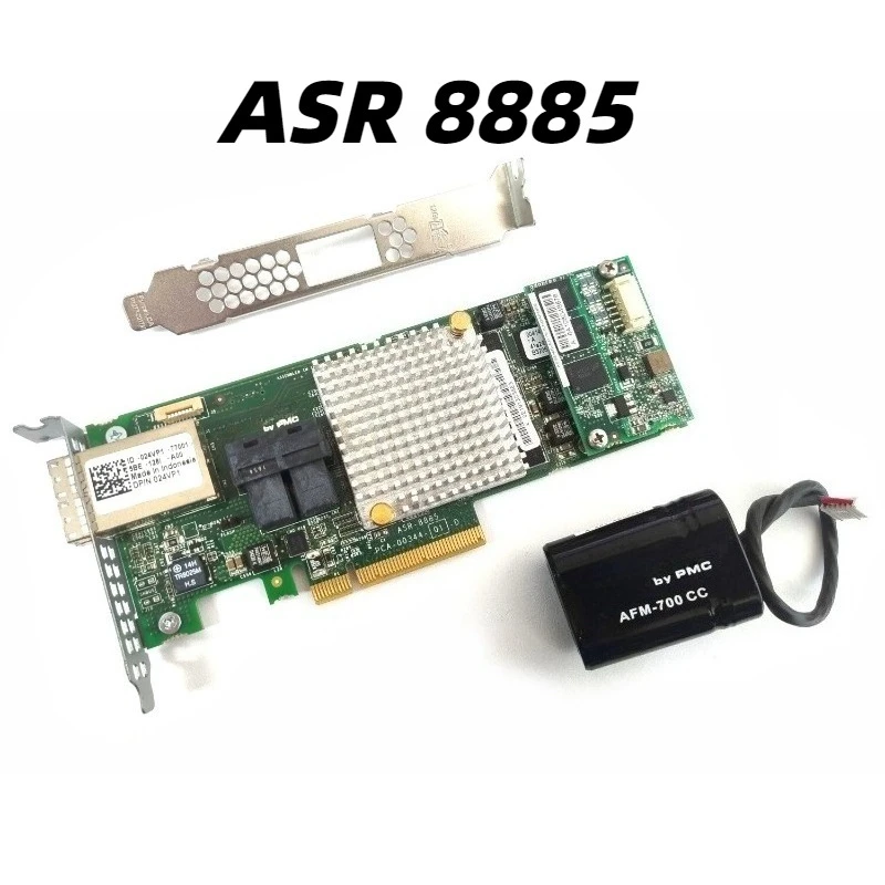 

ASR 8885 16-портовый SFF8643 8644 RAID-контроллер SAS 12G PCIe x8 3,0 1 ГБ для серверного хранения