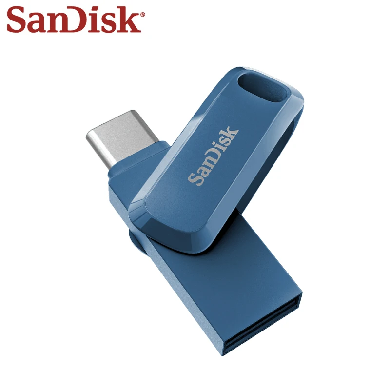 Original SanDisk DC3 OTG USB 3.1 Type C Flash Drive 64GB 128GB 256GB 512G Ultra Dual Drive Go Memory Stick Pendrive for Phone PC