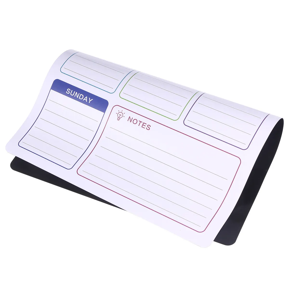 

1Pcs Magnetic Weekly Planner Sticker Erasable Refrigerator Calendar Schedule Organizer for Family Home Office Kitchen Message