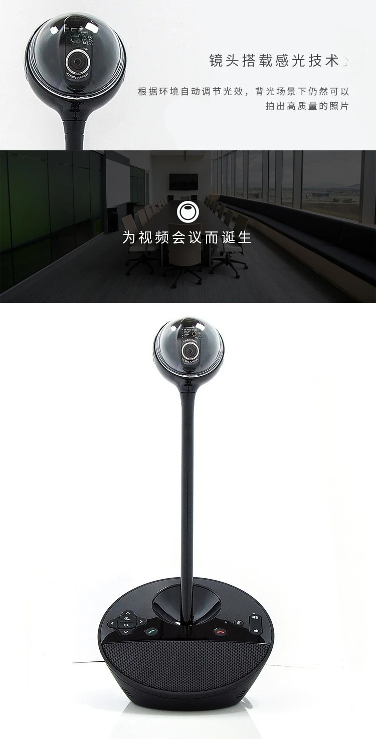 Kamera jaringan definisi tinggi BCC950 live remote