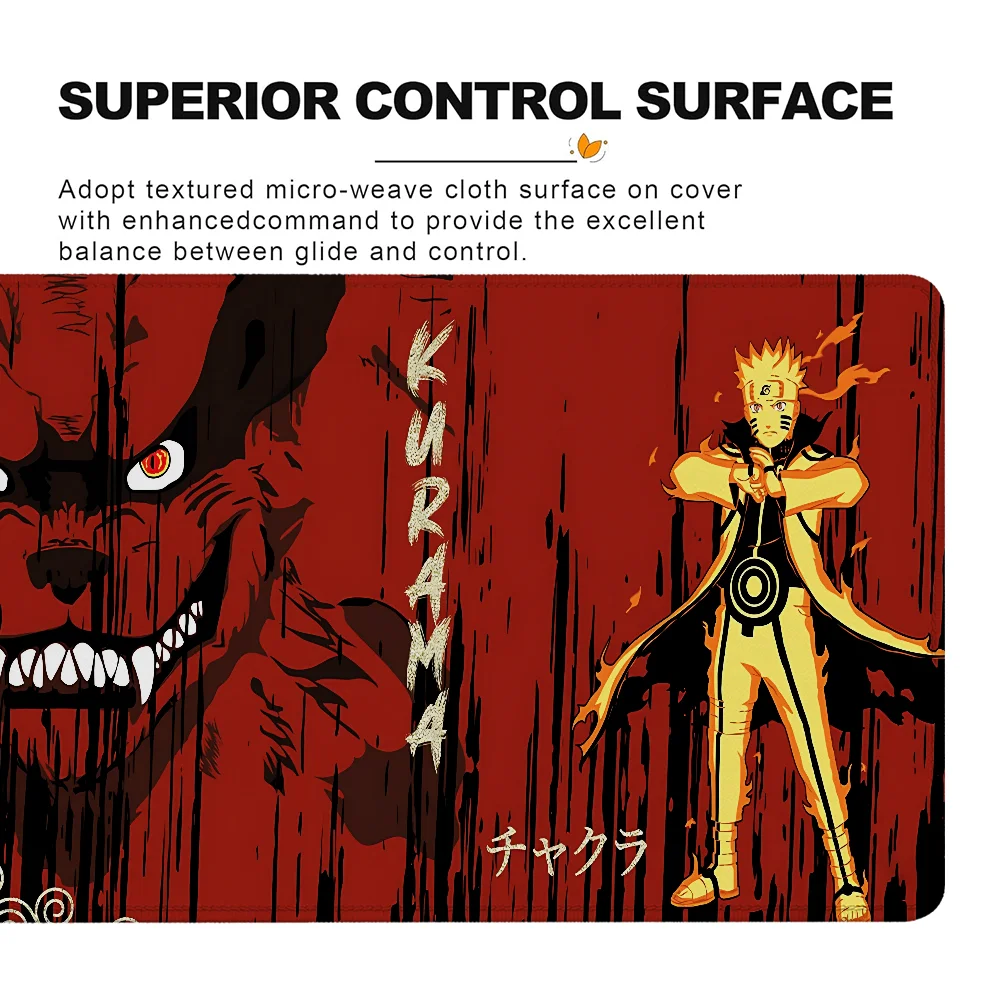 Kurama لوحة ماوس كبيرة ألعاب مكتب حصيرة الكمبيوتر خزانة ألعاب لوحة الماوس أنيمي مكاتب الكمبيوتر مكتب الملحقات لوحة المفاتيح الألعاب الحصير Xxl #3