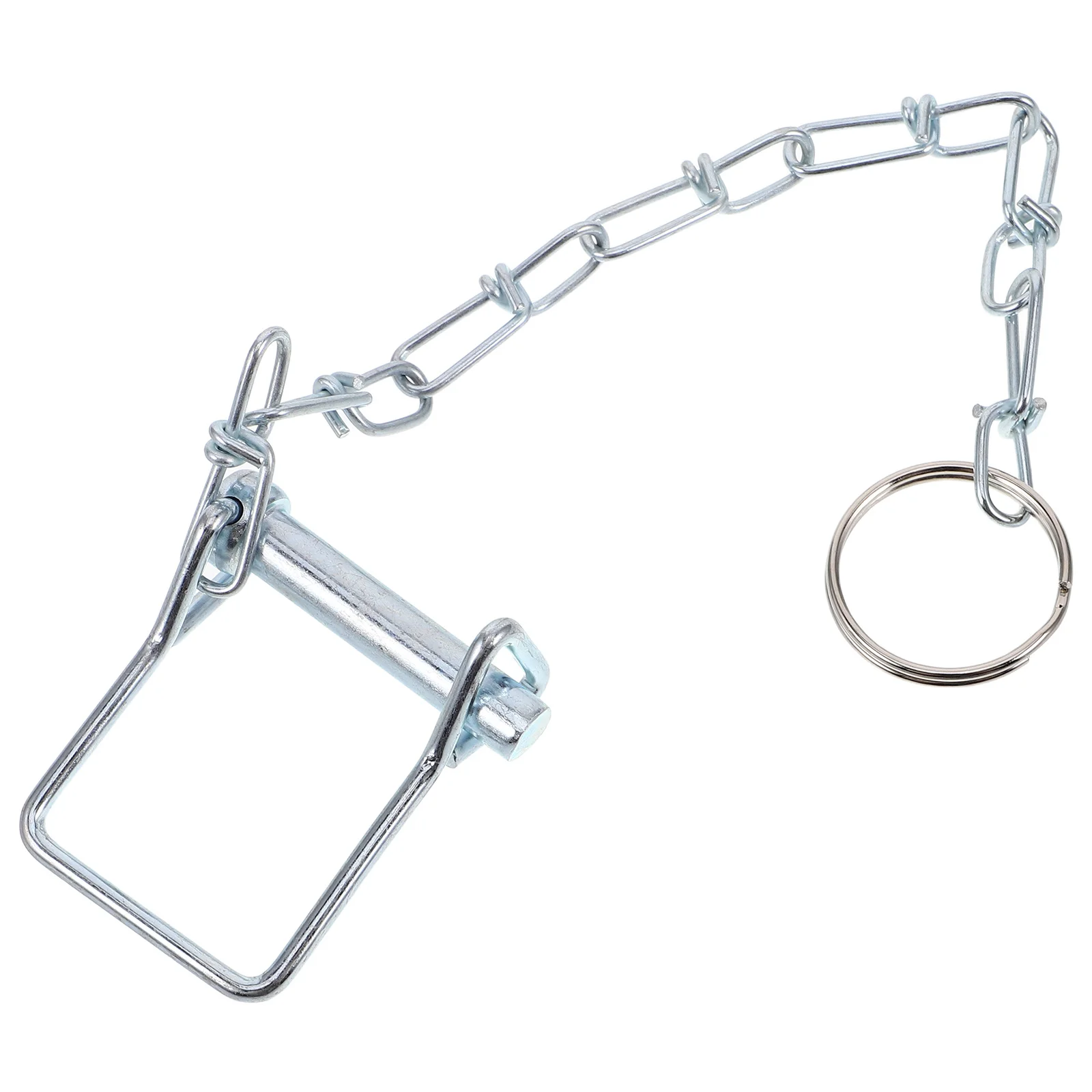 

Heavy Duty Galvanized Trailer Coupler Safety Pin Steel Chain Secure Hitch Lock Trailer Connector Antidetachment