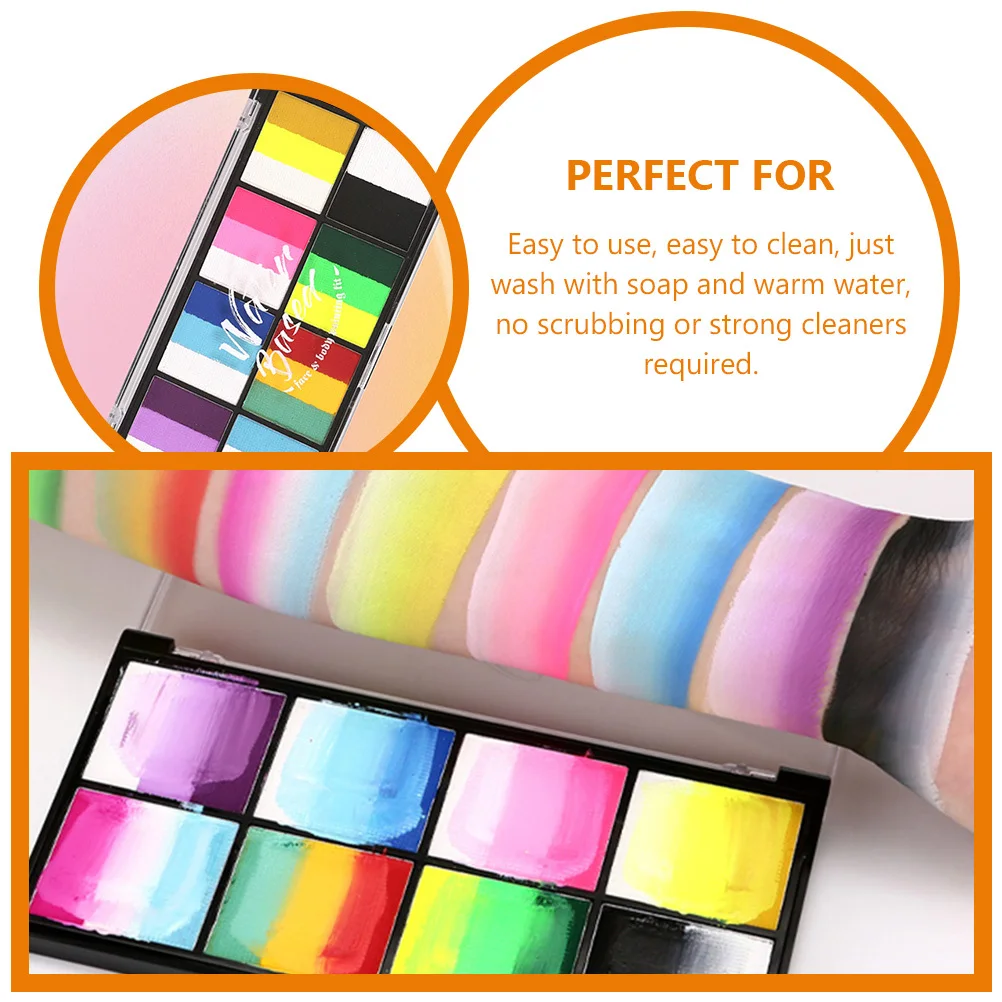 Gesichtsbemalung für Festival, Party, Cosplay, Körperkunst, Make-up-Zubehör, professionelles Pigment-Set, Mehrzweck-Malwerkzeuge