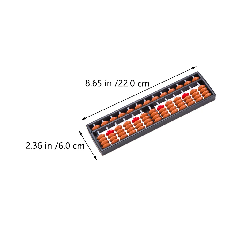 

2Pcs Abacus Multi-Function Small Portable Children Counting Tool Traditional Arithmetic Educational Accessory Counting Abacus