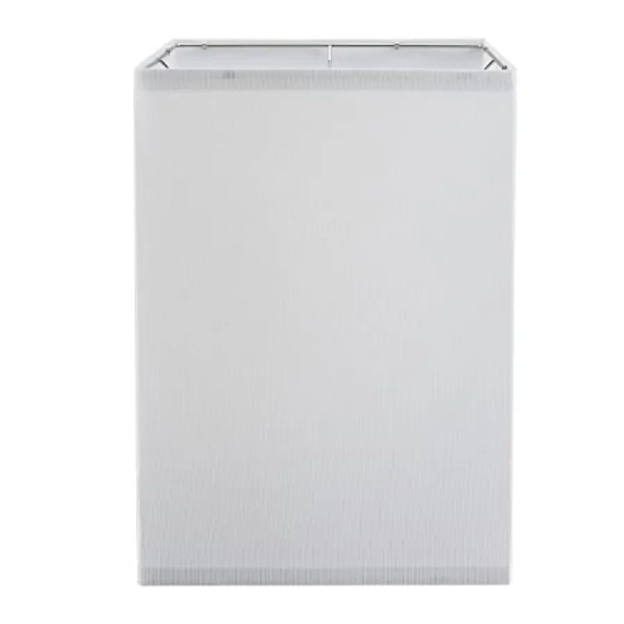 

38702, Contemporary Design Collapsible Square Spider Lamp Shade, 10"+10" Top x (10"+10") Bottom x 14-1/4" Height, Linen