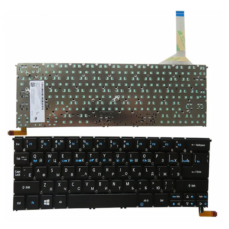 

Новая русская клавиатура для Acer S3-392 S3-392G R13 R7-371 R7-371T с подсветкой RU black