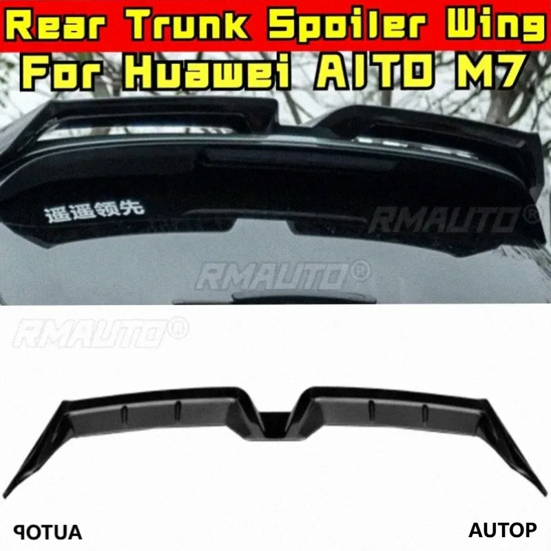 For Huawei AITO M7 Chin Body Kit Car Rear Spoiler Wing Trunk Spoiler Roof Wing Car Accessories
