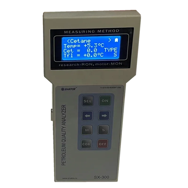 2025 Premium ProductsSX-300 SHATOX جهاز اختبار نقاء زيت المحرك المحمول ASTM D2699 2700 إلخ #2