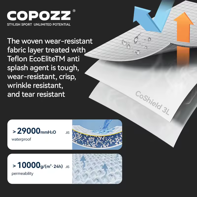 מכנסי סקי וסנובורד COPOZZ 3L - עמידות למים (29K) וגזרה נוחה