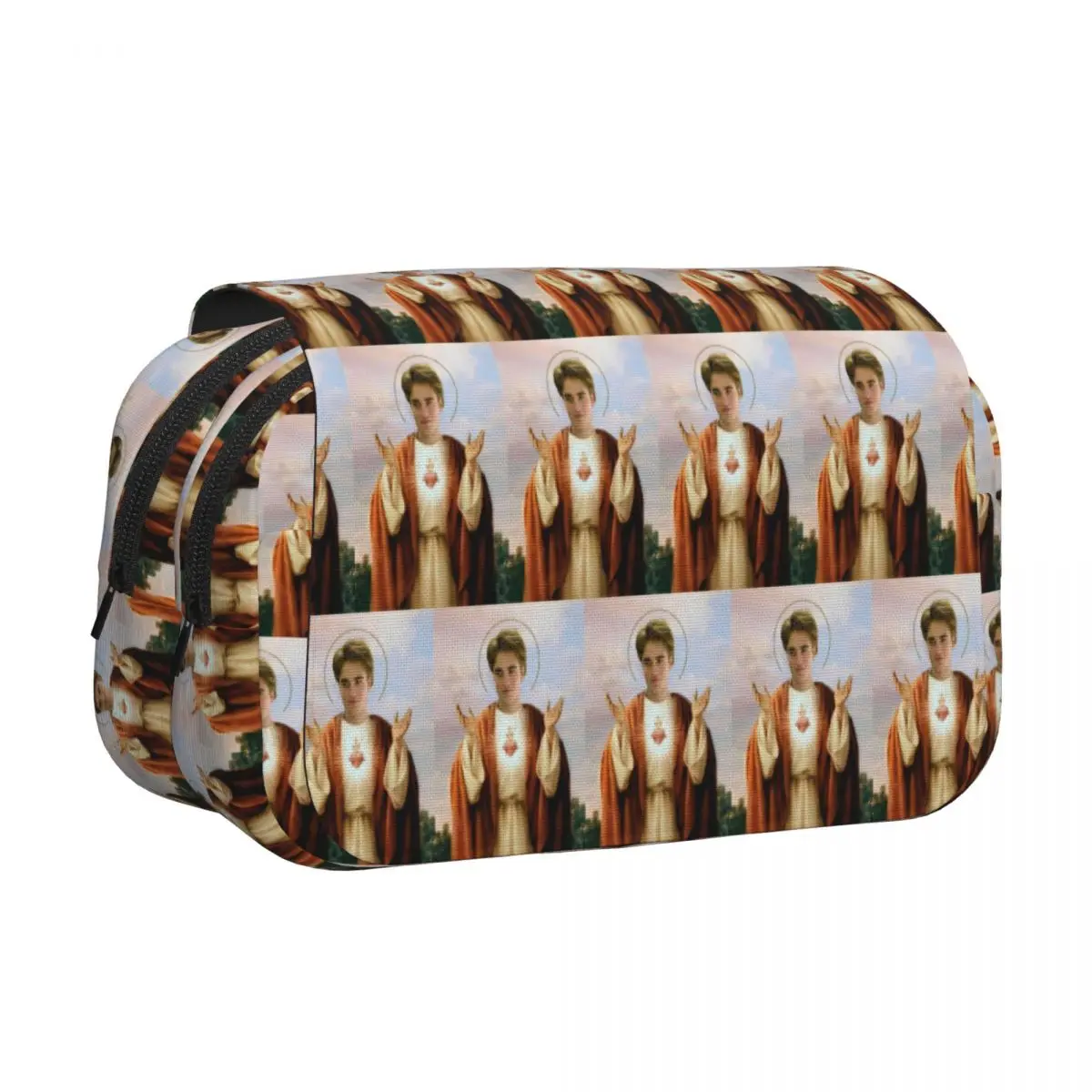 Edward Cullen Twilight Pencil Case Pen Holder Hard Shell Leather Big Capacity Pen Box Pencil Bag for Kids School