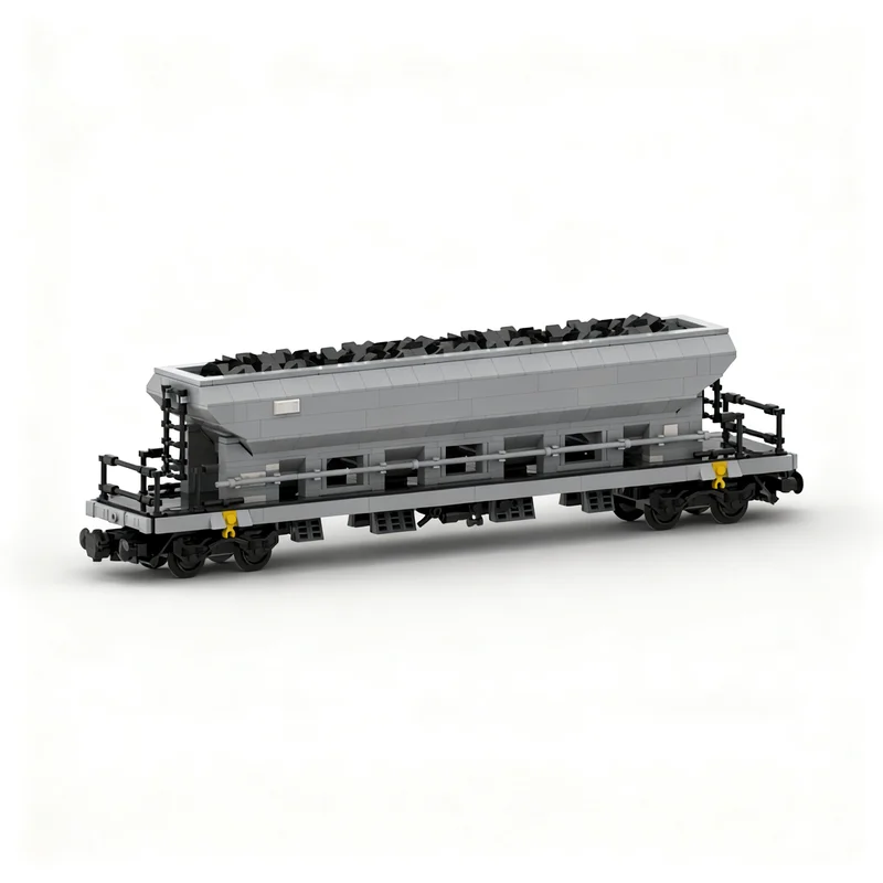 

973PCS MOC City Train Bulk Freight Wagon DB Facs 124 8w Model DIY Creative Ideas Toy Assembly Puzzle Birthday Gift Custom