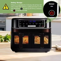 Freidora de aire doble cámara 10L