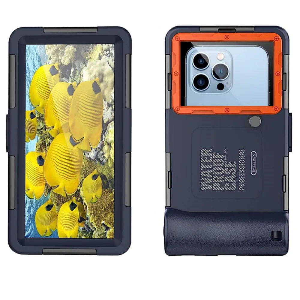 15M Diving Profession Waterproof Case For iPhone 15 Pro 14 13 12 11 Underwater Photography Phone Case For Samsung S23 S22 A54