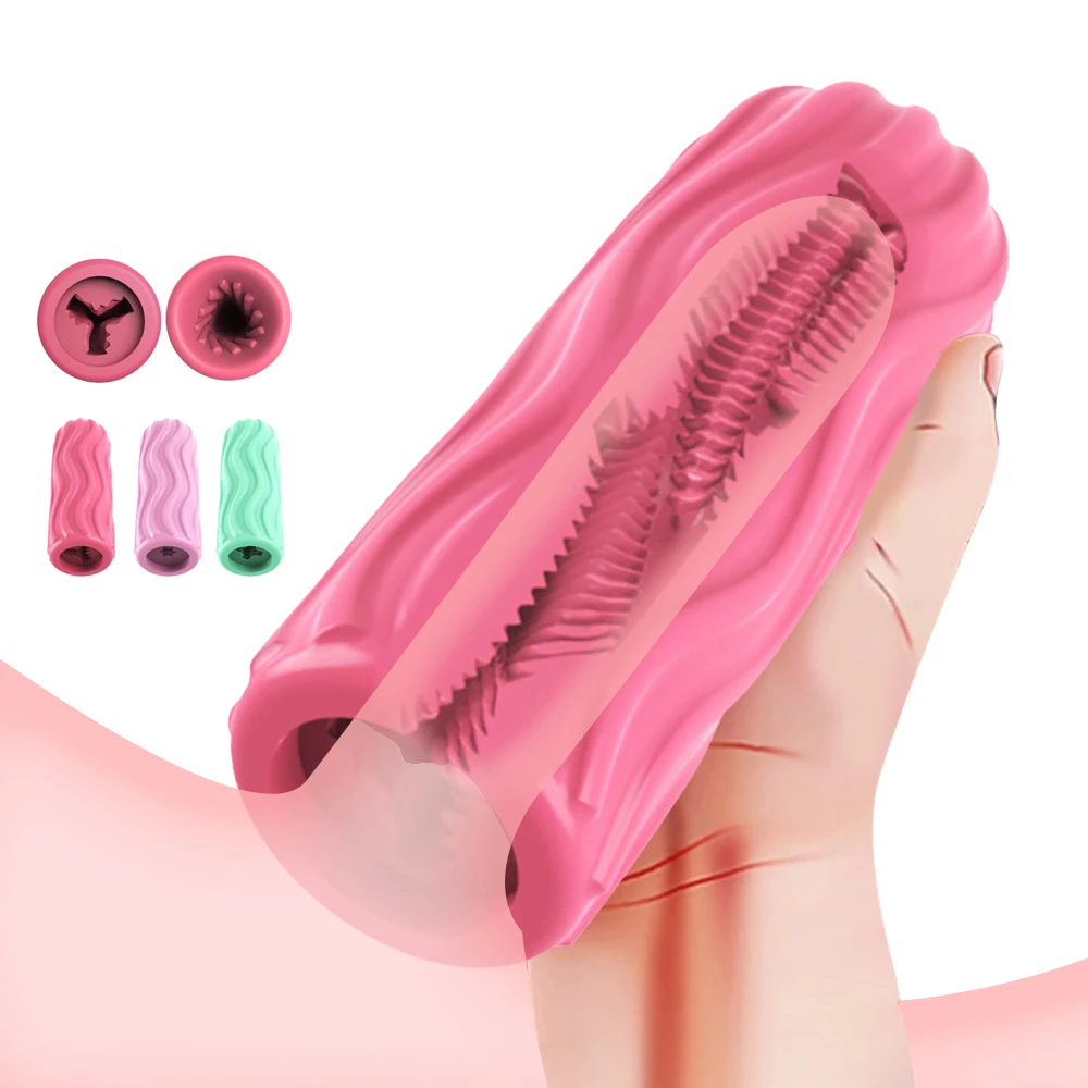 Soft Vaginal Masturbator Cup For Male Foaming Realistic Penis Sucking Masturbator Pocket Pussy Blowbot Toys Sexy Toys For Adult