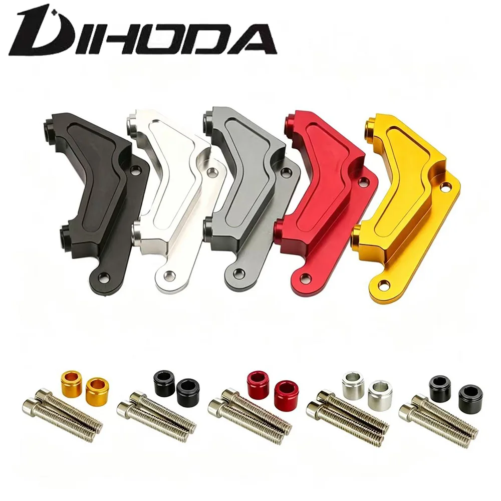 Motorcycle Front Brake Caliper Bracket Adapter For Rpm Adelin Frando 82mm Radial 200 220mm Disc For Honda DIO AF18/27/28/ZX34/35