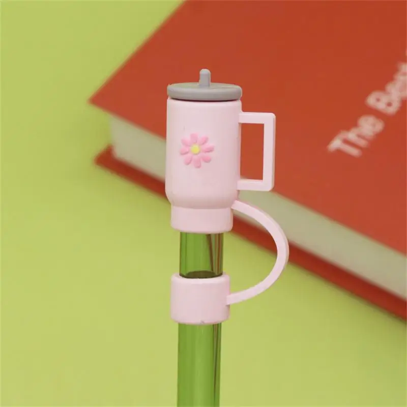 Cubiertas de pajita reutilizables, accesorios de cocina, 1 piezas, 10mm, Compatible con vaso Stanley