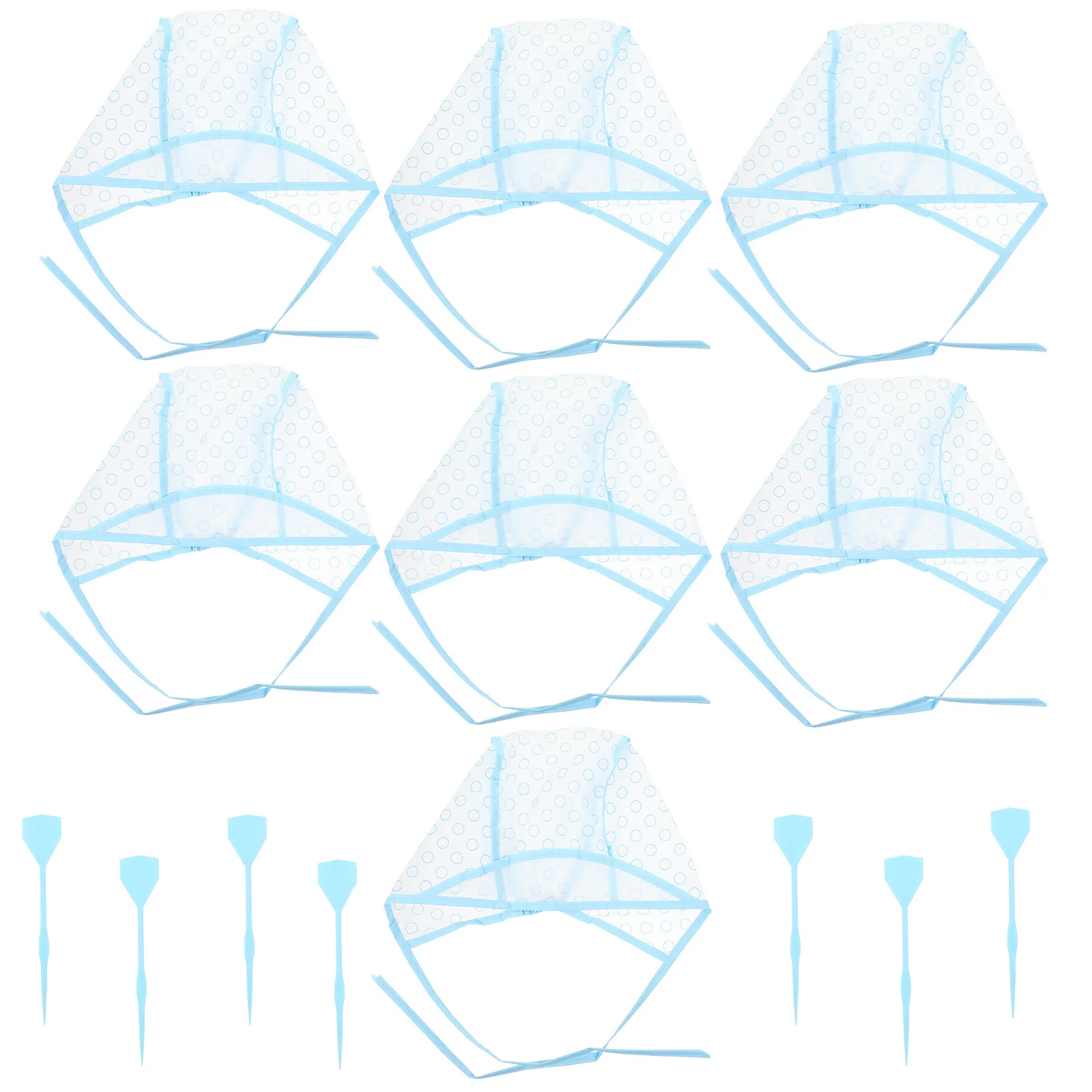 14Pcs Hair Coloring Dye Cap Set High Grade Plastic Disposable Waterproof Film Professional Salon Dyeing Color Tool Brush Kit - Image 6