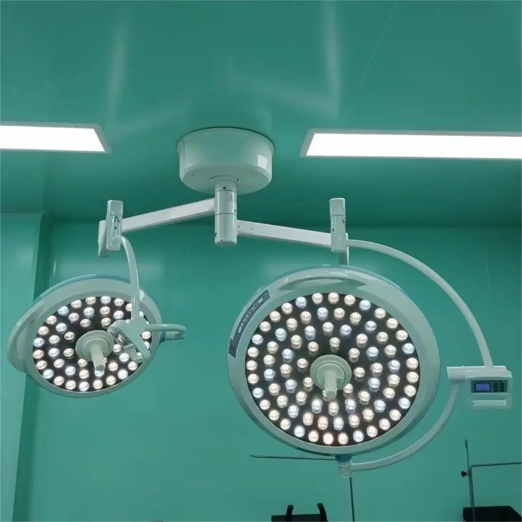Double Dome LED Surgical Shadowless Light Professional Operation Lighting Equipment for Clinic Veterinary Examination Operating