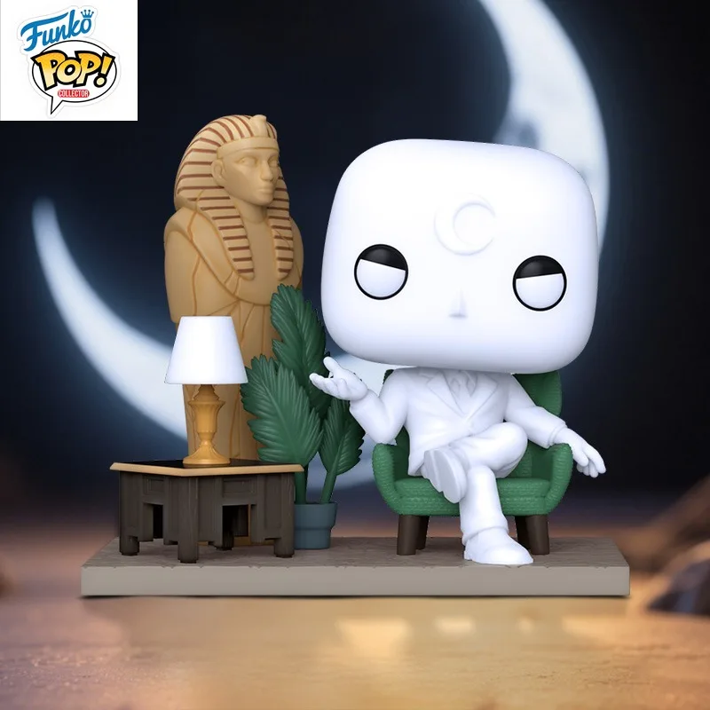 In Stock FUNKO POP Original Marvel Comics Moonlight Knight Ordinary Hidden Activated Figure Model Collection Holiday Gifts - Image 5