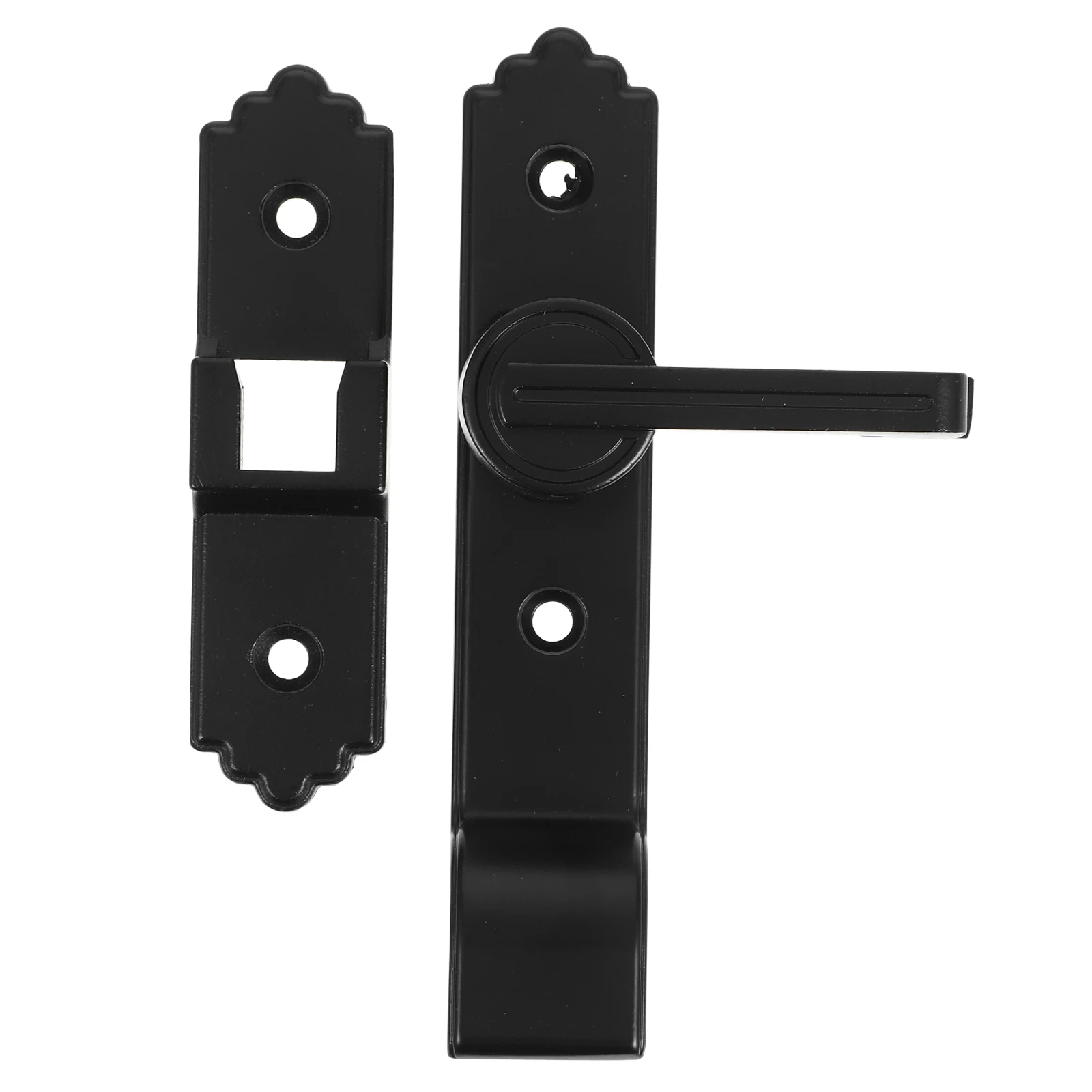 

Portable Door No Drill Required Security Latch For Bathroom Barn Garage Interior Apartment Door Safety Lock Diy Installation