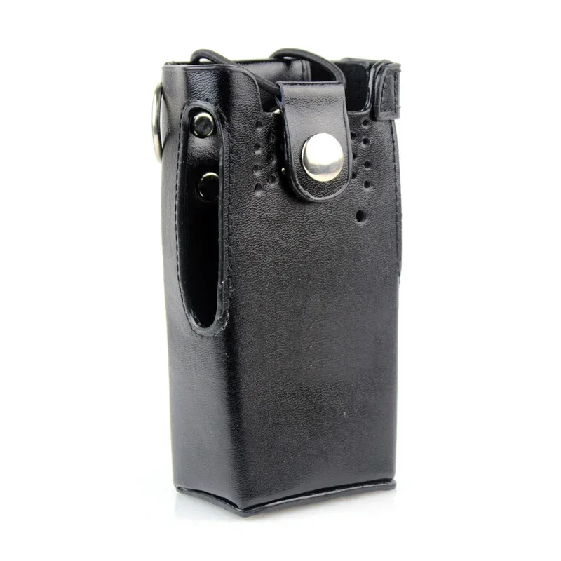 Hard Leather Carry Case Holster with Belt Clip Strap For Motorola GP3688 CP140 CP150 EP450 CP160 CP200 CP040 Two Way Radio Bag