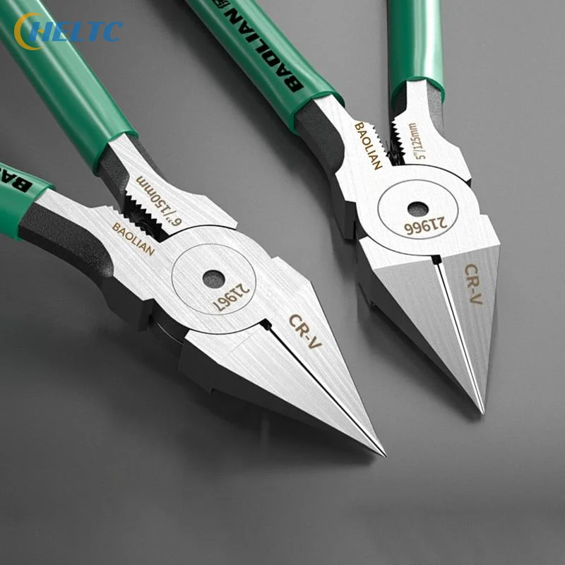 1PCS  Industrial Grade Special Sharp Side Mouth Pliers,High Hardness Electrician Small Diagonal Pliers,Electrician Manual Tool