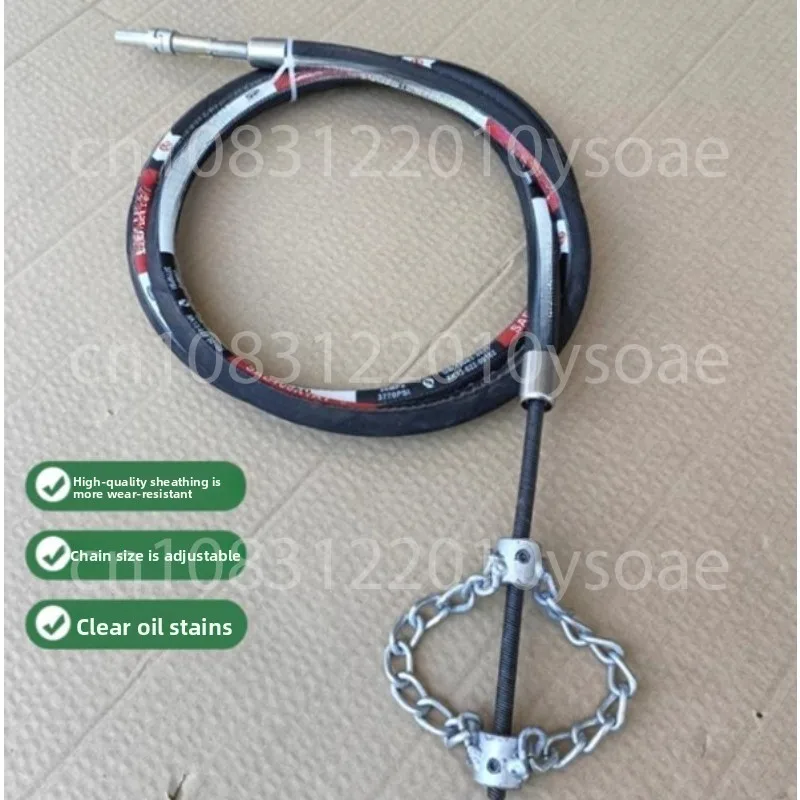 La perceuse électrique améliorée pour le nettoyage des égouts peut naviger à travers les tuyaux bloqués et éliminer les sabots résistants.