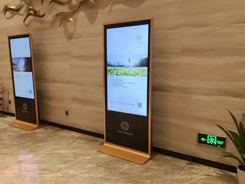 32-Zoll-Android-Touchscreen-Informationskiosk, Totem-Display, Werbespeler, LCD-Display für den Innenbereich, bodenstehend, digitale Beschilderung