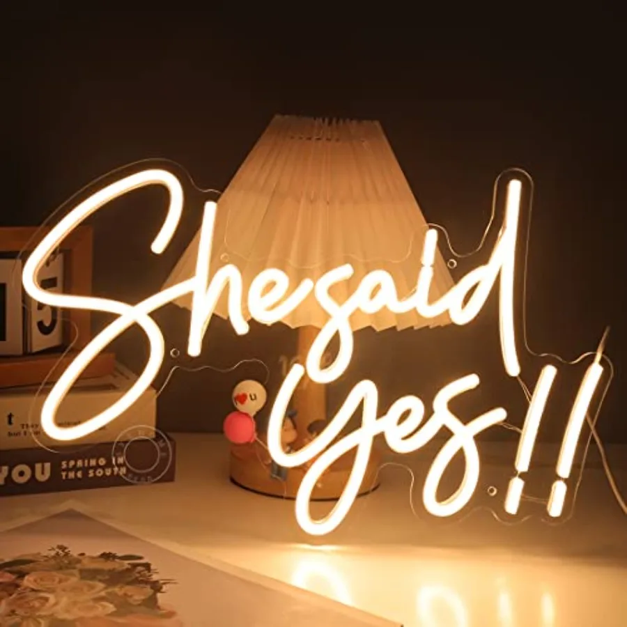 Led Neon Light Up Sign Propose Engagement Marry Me Wedding Party Wall Decor Sign Bachelorette Bridal Shower Party Bedroom Sign