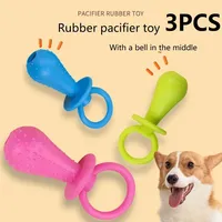 3PCS Dog Teether Training Dog Toys for Small Dogs Indestructible Toy Teeth Cleaning Chew Training Toys  Pet Items