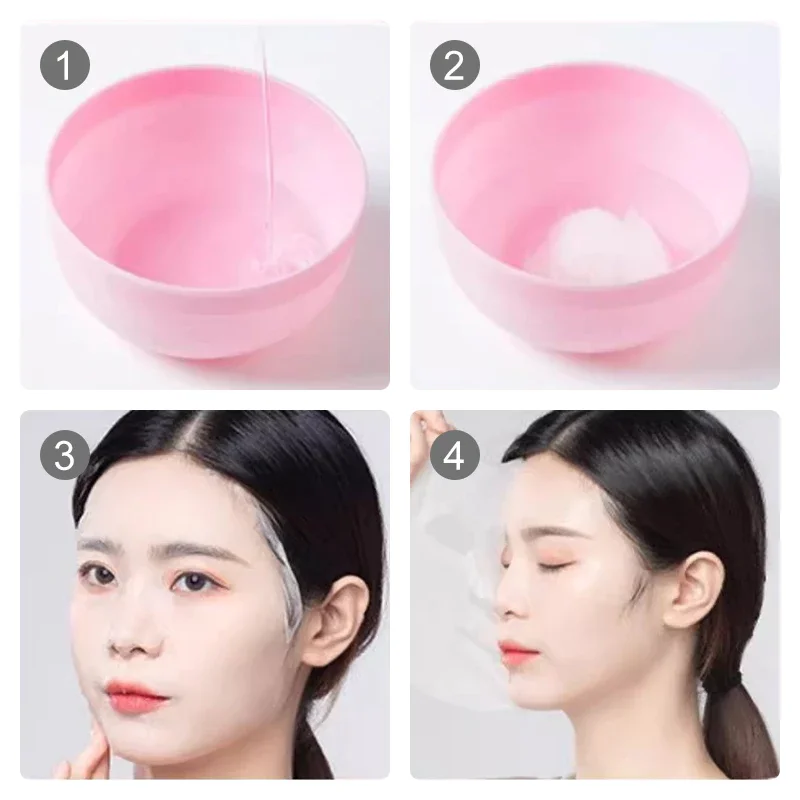 500/100 قطعة رقيقة جدا قناع الوجه القابل للتصرف ورقة التجميل القطن الأنسجة قناع الوجه ورقة لصالون التجميل أدوات العناية بالبشرة #6