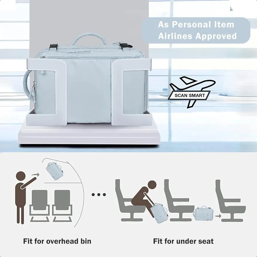 Travel Backpack for Women Light Blue