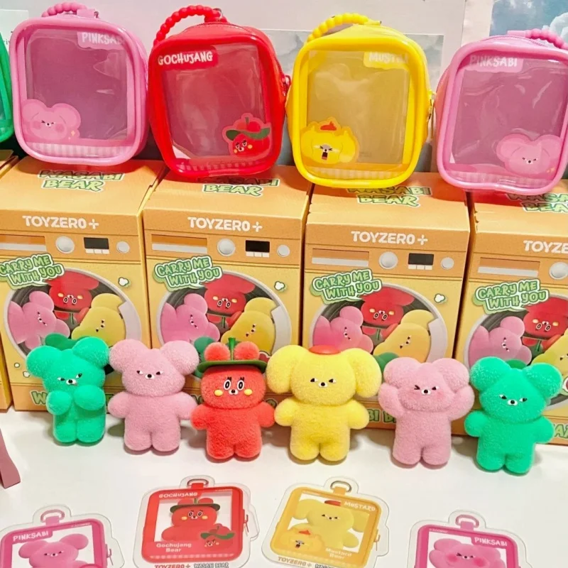 

Коллекционная фигурка-сюрприз Wasabi Bear: серия «Собери меня с собой», кавайная кукла-подвеска, аниме-фигурка, трендовый подарок