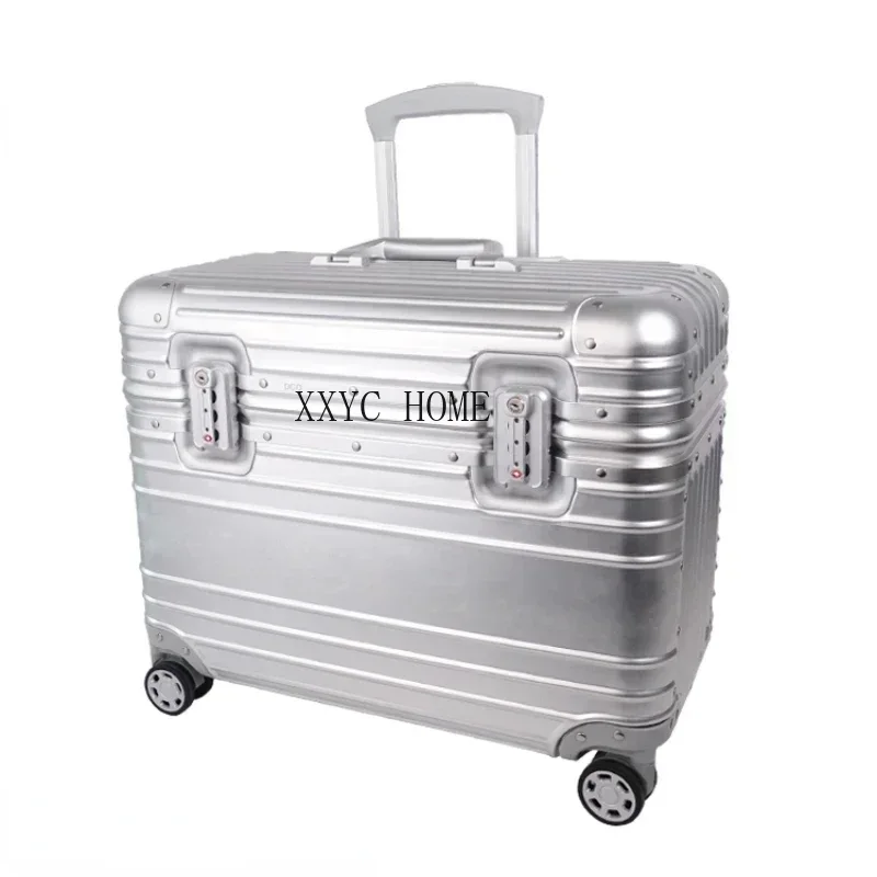 Travel Bags Business Carry On Aluminium Pilot Case Luggage Suitcases Trolley Pilot Case