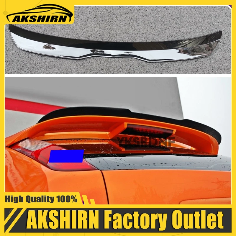 For Ford Focus ST ST225 Spoiler Extension Trunk Universal Rear Wing ABS Plastic Focus Roof Spoiler Car Accessories