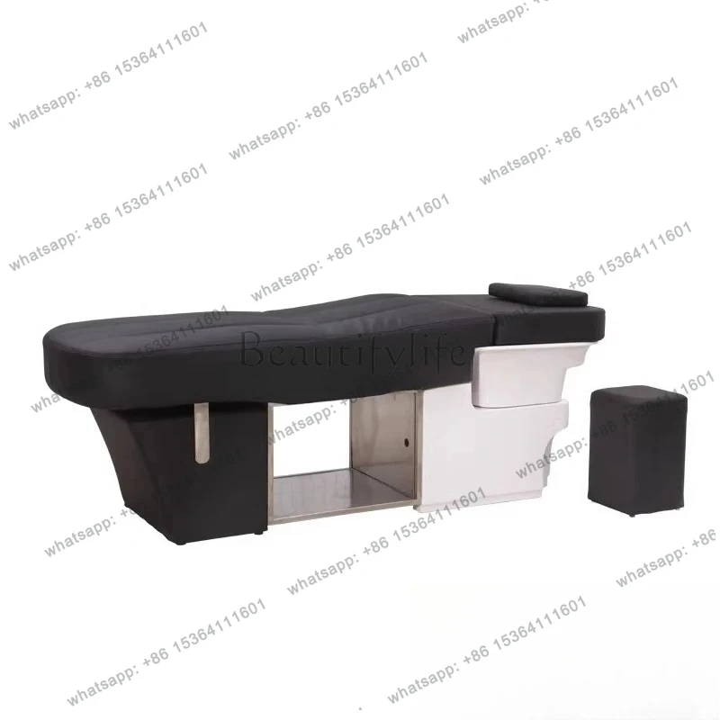 new modern commercial barber shop shampoo bed ceramic basin hair shop special flat shampoo bed