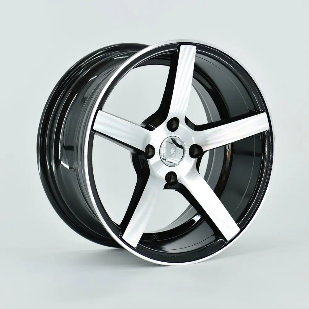 15 Inch Certificated Black Machine Face Mag Alloy Car Wheels For Racing Cars