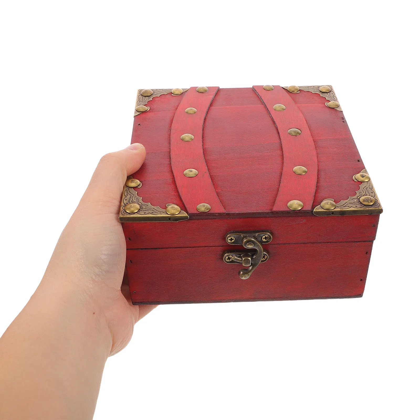 Rectangular Wooden Storage Box for Office Desk Organizer Supplies Paper Clips Staples Home Storage Solution Eco Friendly