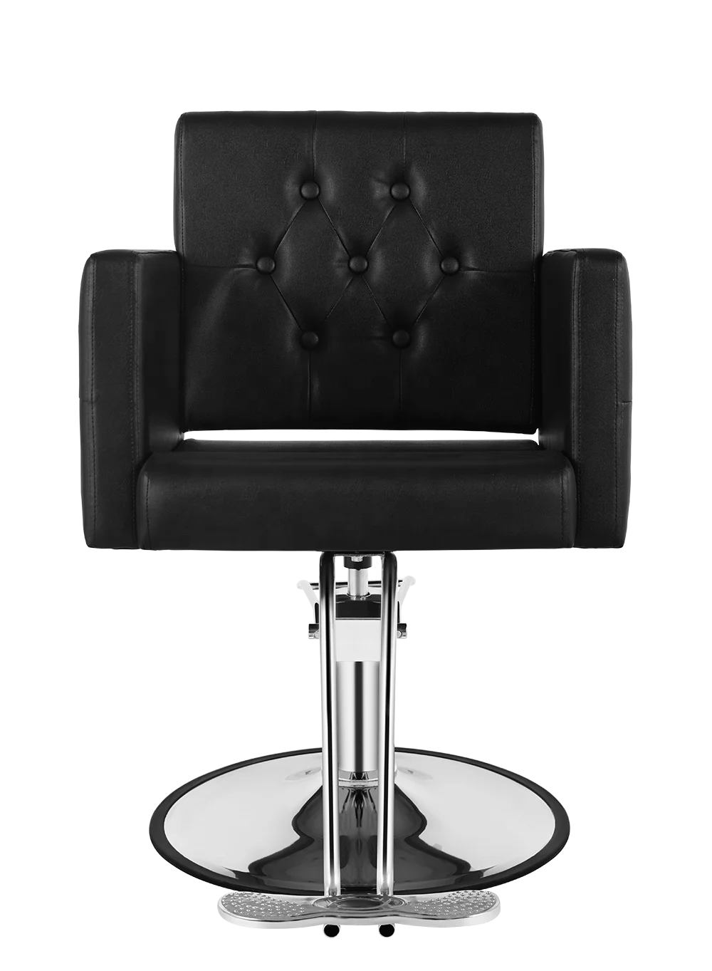 Black Hair Beauty Salon Equipment Black Hydraulic Barber Styling Chair Hair Cutting Chair for Barber Shop