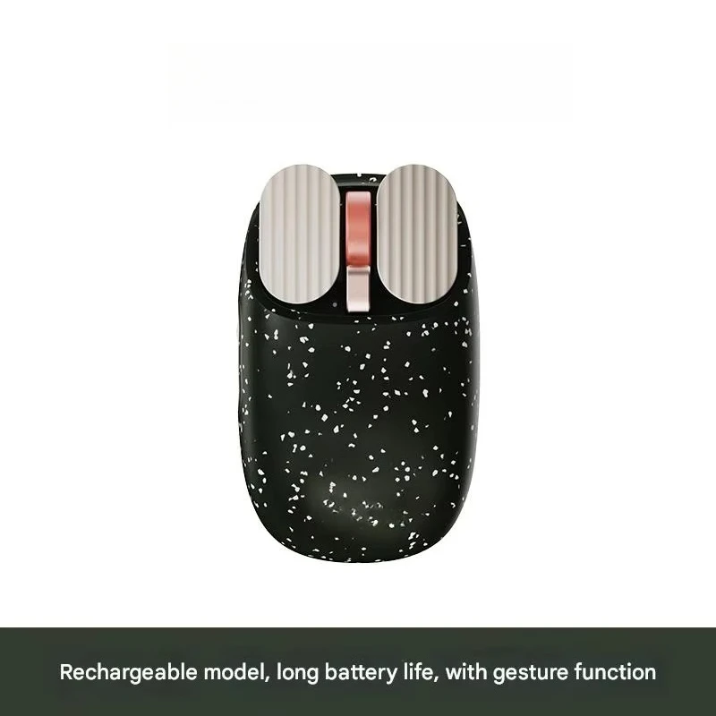 Return Potato Chip USB Mini Wireless Mouse RGB Backlit Adjustable DPI Ergonomic Design Long Battery Life 3 Buttons for