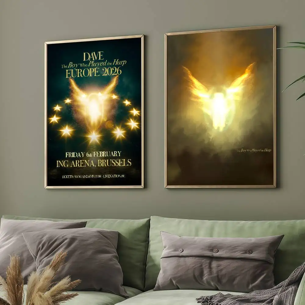 البوب الهيب هوب مغني الراب سانتان دي ديف ألبوم الموسيقى المشارك مناسبة للمنزل غرفة المعيشة غرفة نوم مكتب بار الجدار لاصقة تزيين