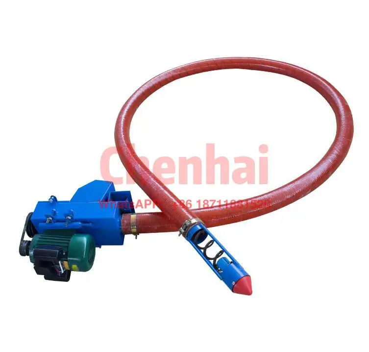 Rubber pipe wheat rice grain suction