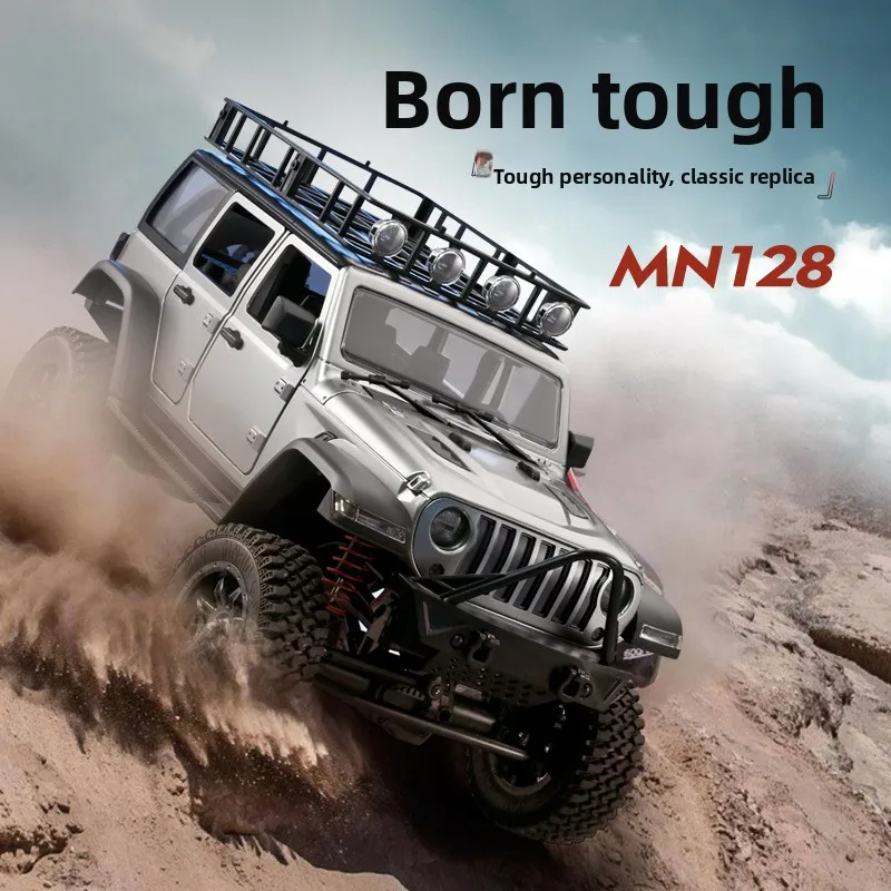 MN128 Full Scale Three Colorways RC Wireless Model Remote Control Car Four-wheel Drive Climbing Car Simulation Off-road Car Toy