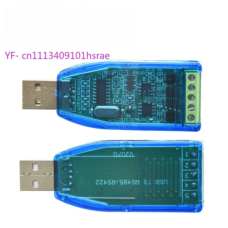 USB to RS485 Communication Converter Industrial Grade Bidirectional Half Duplex Serial Module With TVS Protection