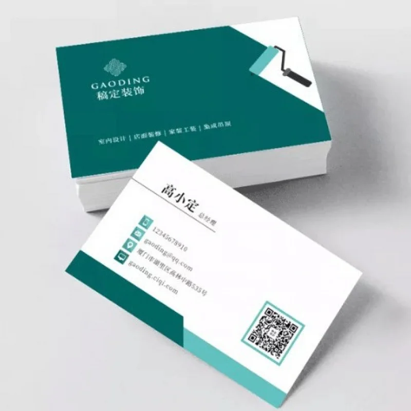 Customized High-End Business Cards Factory Special Paper Stamping Process Corporate Office Designer Personalized Pr