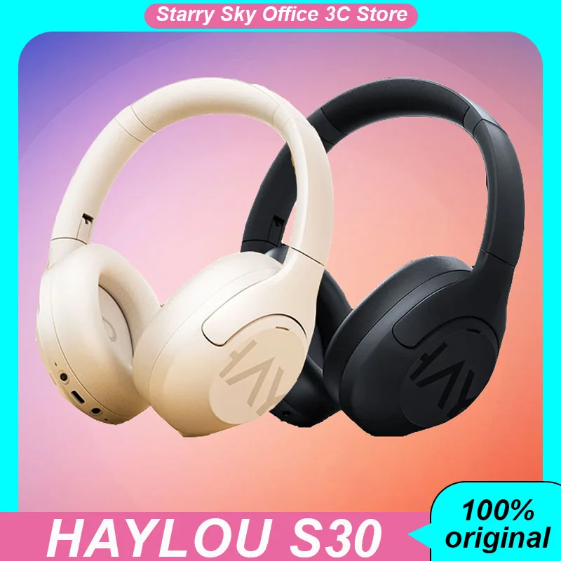 Haylou S30 Wireless Headset Intelligent Noise Reduction Long Endurance Low Latency Sports Learning Earphones With Microphone