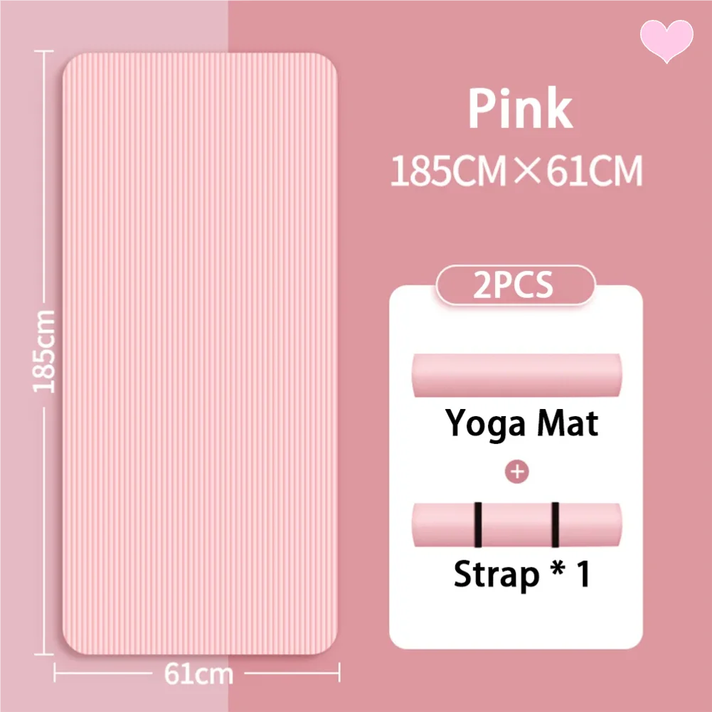 8Mm Nbr Yoga Mat An… - image