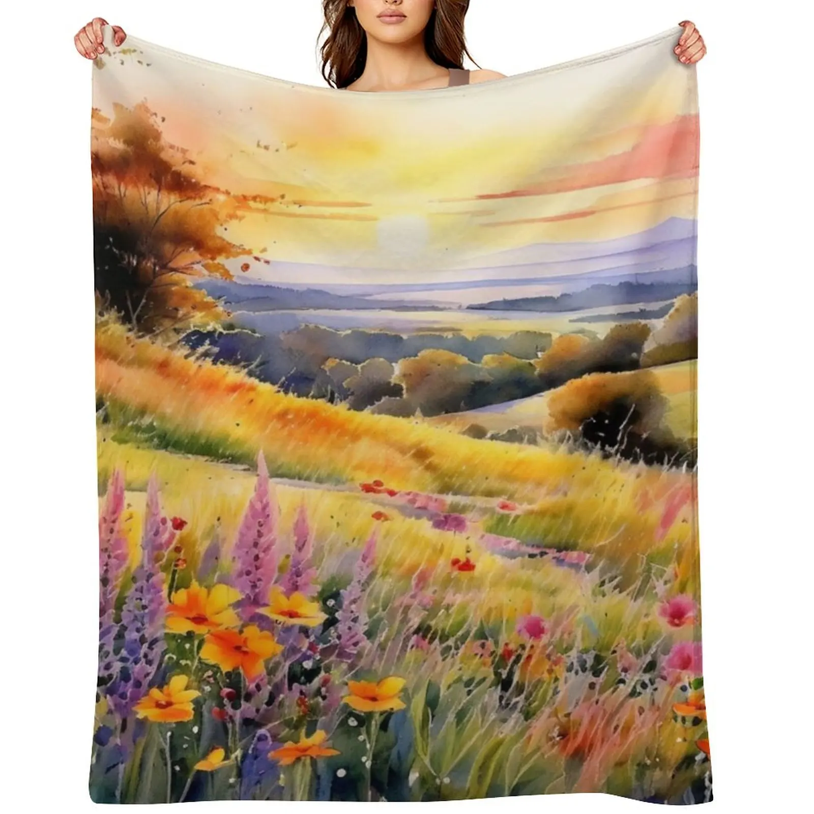 Vertr?umte Landscula رمي بطانية أنعم أسرة الشتاء نزهة البطانيات الفاخرة