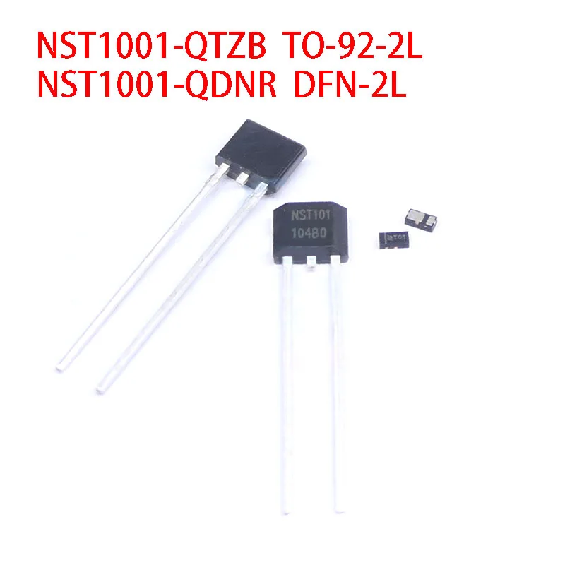 5PCS/LOT NST1001-QTZB TO-92-2L NST1001-QDNR DFN-2 digital temperature sensor 100% New and Original